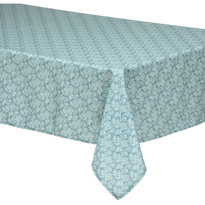 Atmosphera - Nappe anti-tache Thais vert 150x300cm créateur d'intérieur