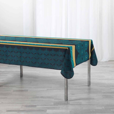 Nappe Antitache "Cuisine Addict" 150x200cm Bleu