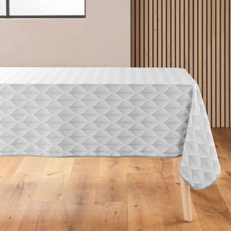 Nappe Antitache Imprimé "Kalini" 150x240cm Gris