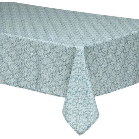 Nappe Antitache Imprimée "Thais" 150x300cm Vert