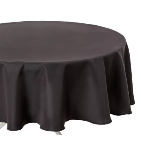 Nappe Antitache Ronde "Unie" 180cm Ardoise