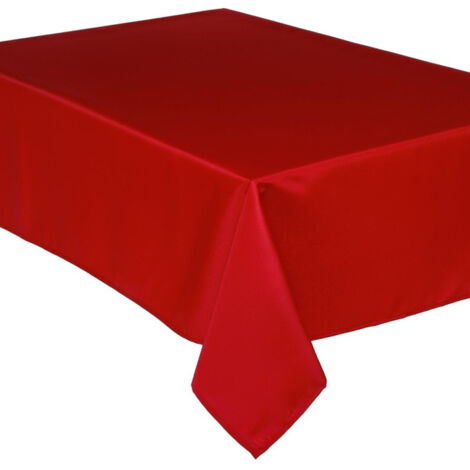 Nappe Antitache "Unie" 140x240cm Rouge