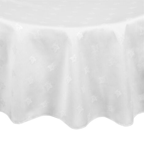 Nappe blanche ronde 2300 mm