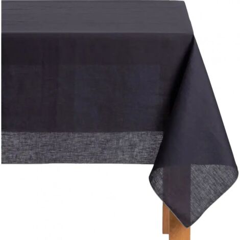 Nappe bleu violet lin et coton rectangulaire 170x250 - Olleta 9444