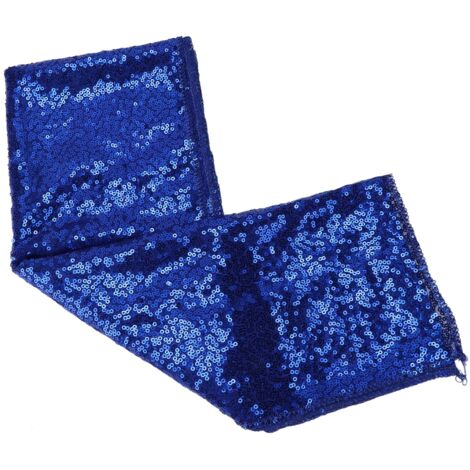 Nappe Brillante Bleu Nuit pour Réceptions, Célébrations et Événements Festifs