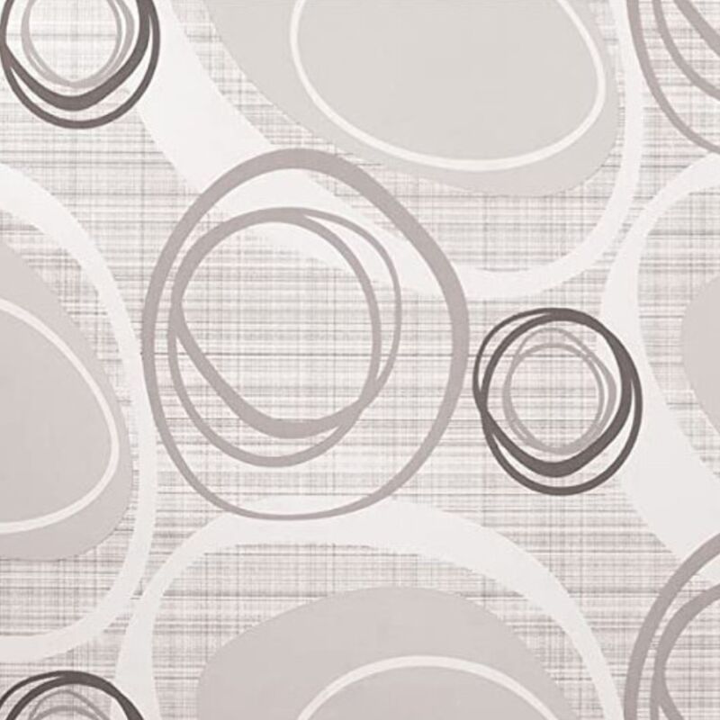 Promo Linge - Nappe Bulgomme Imprimée Circle - Au mètre - 350 x 140 cm