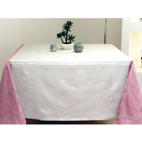 Nappe carrée jacquard Teflon BRIGNOLES figuier par VENT DU SUD
