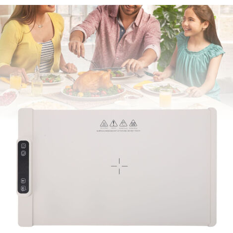 Nappe chauffante électrique silicone flexible, température ajustable 60-100°C, système chauffage intégral