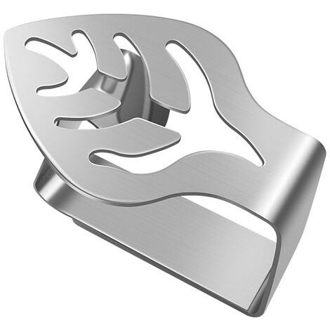 Qaestuan 12 Pièces Pinces à Nappe, Argent Pince Table Nappes Acier Inoxydable, Fixation Sécurisée Auto-Ajustable, Convient Aux Tables De Jardin, à Manger Familiales, Nappe-Clips D'extérieur