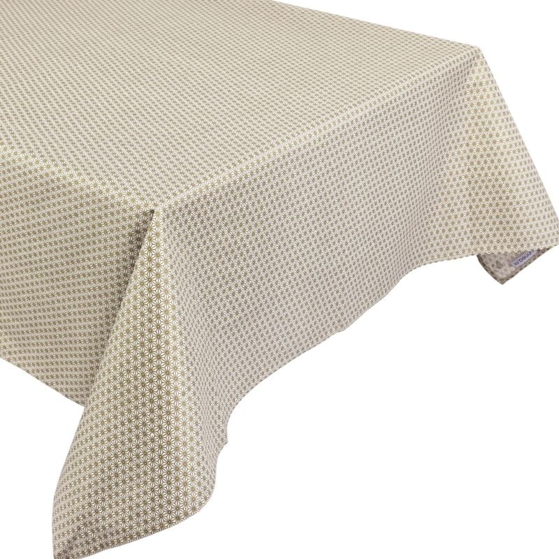 Linnea - Nappe coton saki enduit téflon Rectangulaire 150x200 cm