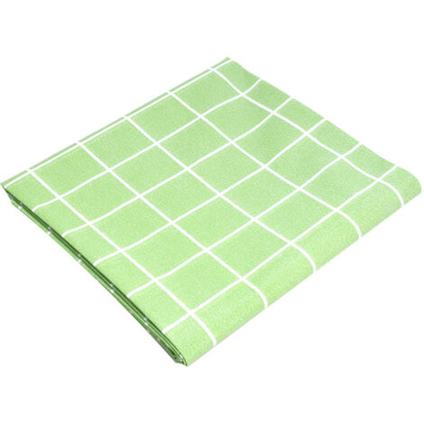 Nappe de cuisine en treillis Simple, imperméable à l'eau et à l'huile, nappe de Table à thé, décoration de maison (vert)