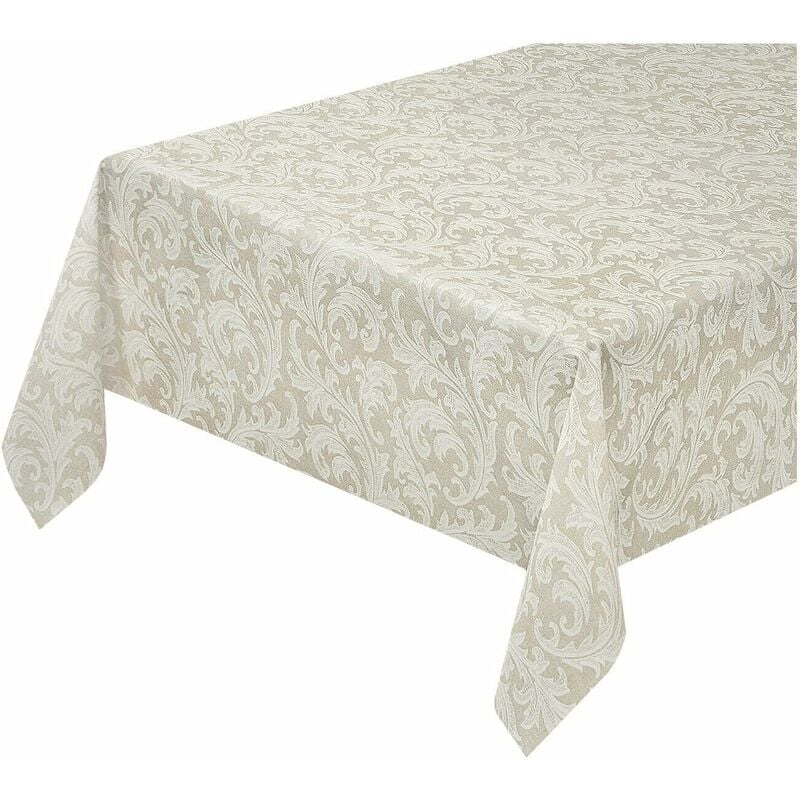 Nappe de Cuisine AntiTaches Moderne Tissu Résiné Housse de Table de Protection Fantasie d - 140x300 cm