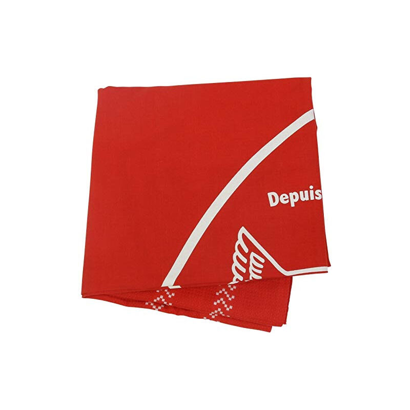 Ateliers 28 - Nappe de pique-nique en coton rouge - Idéale pour l'extérieur