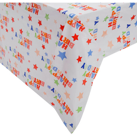 Nappe de pique-nique jetable 3 pièces, 137274cm, nappe rectangulaire décorative 0,03mm