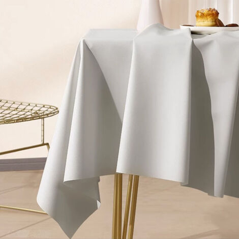 Nappe de Table 140 x 200 cm Imperméable Rectangulaire Facile d'entretien Lavable Anti Tache Protection Décoration