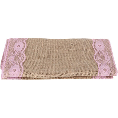 Nappe de Table de Fête de Noël Rose pour Décoration de Banquet et Bureau