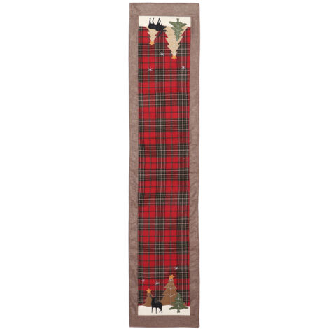 Nappe de Table de Noël à Motif Grillage pour Décoration de Banquet et Cérémonie