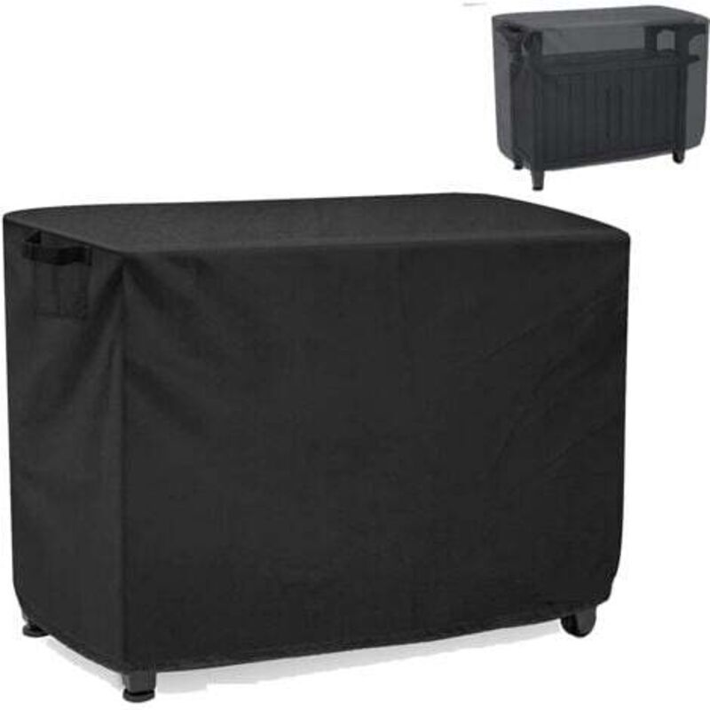 Nappe de table portable, imperméable et résistante à la poussière, housse de table d'extérieur avec tissu Oxford 420D et cordon de serrage réglable