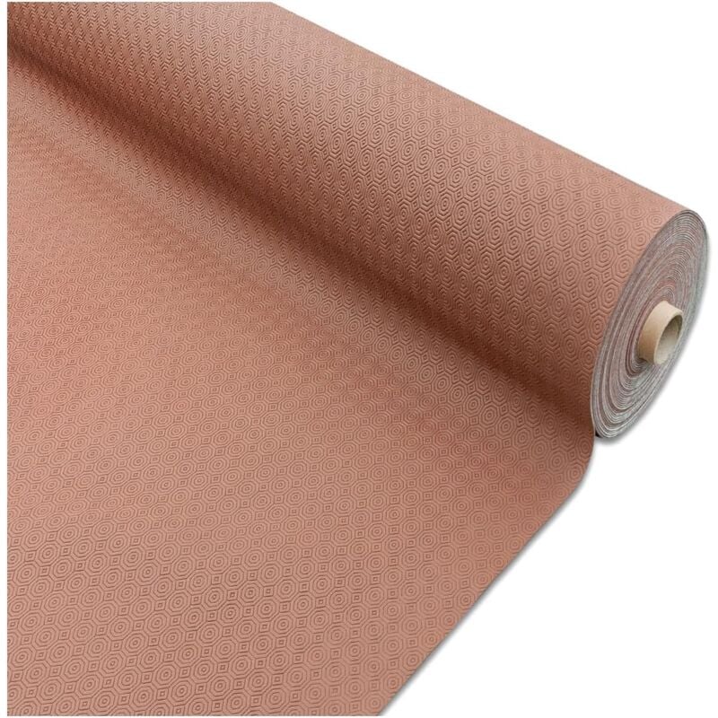 Nappe de Table Sous Nappe Protège Table Au Mètre h140 Anti-dérapant Antichoc - Marron