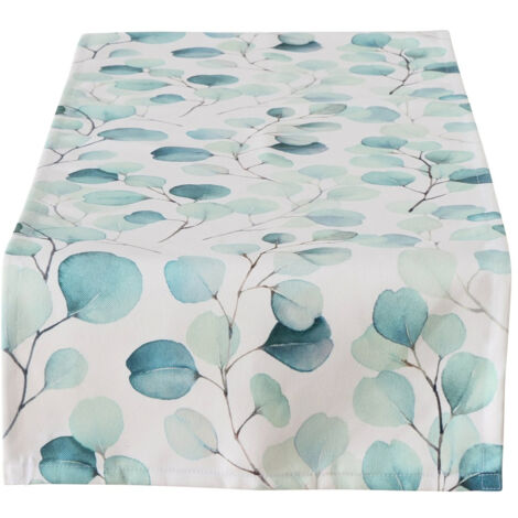 Nappe décorative avec motif floral EUKANA, 40 x 140 cm