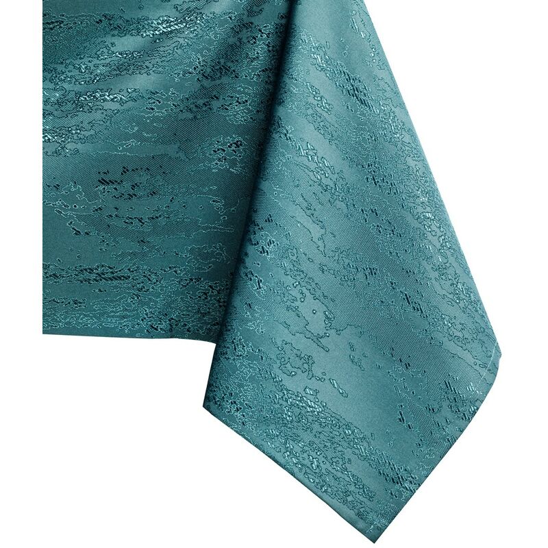 flhf - nappe effet lotus, turquoise, 155x155 - sarcelle