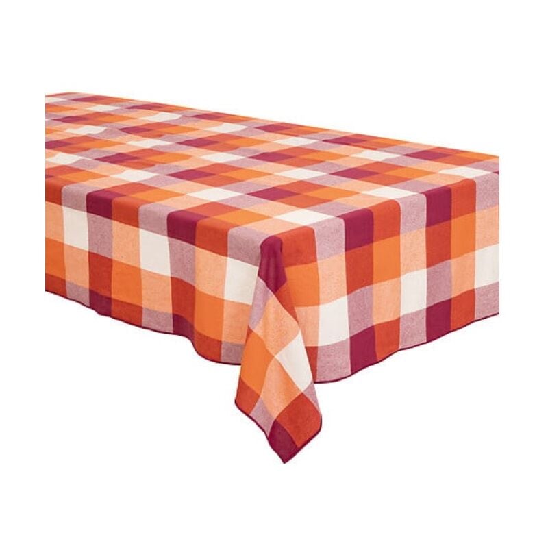 1001kdo - Nappe en coton 150 x 250 cm Madras