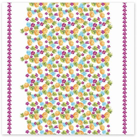 Nappe en coton Exotic 150 x 150 cm