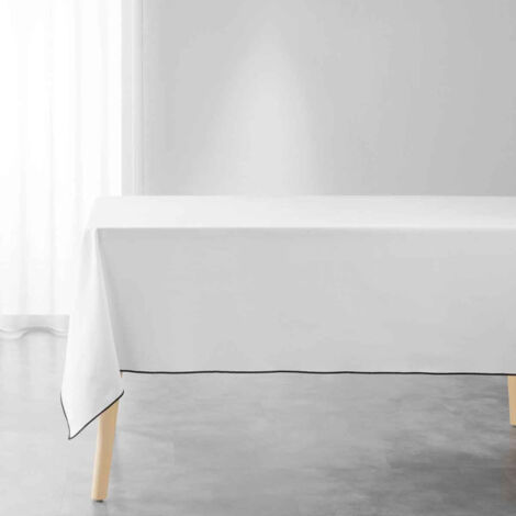Nappe en Coton "Mistraline" 140x240cm Blanc