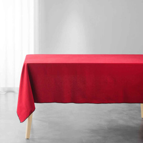 Nappe en Coton "Mistraline" 140x240cm Bordeaux