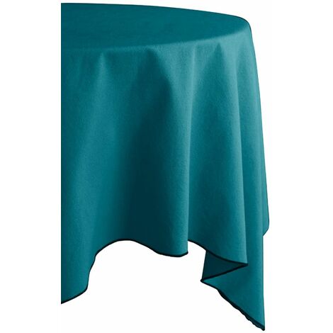 Nappe en coton teint lavé - PAON - 160 x 300 cm
