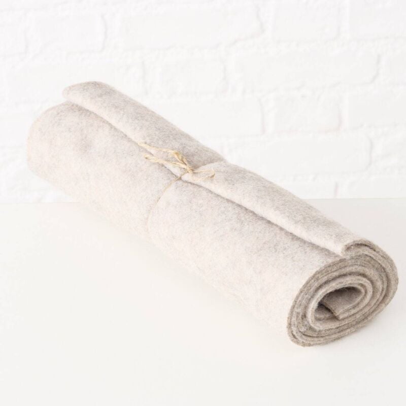 Boltze Gruppe - Nappe en feutre pour table, 150 x 37 cm