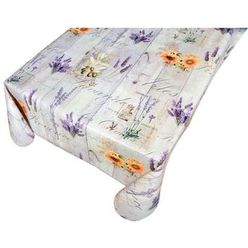 Toilinux - Nappe en toile cirée rectangulaire Arles