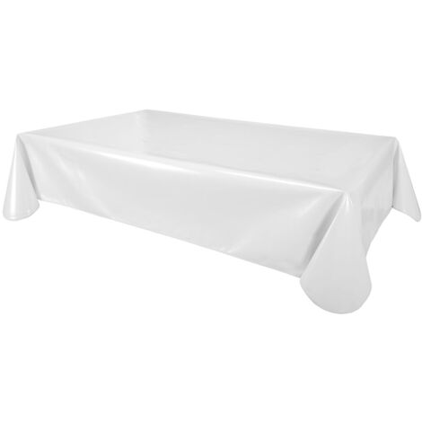 Toile Cirée Rectangulaire 150x240 Cm Marquina Métallisé Gris - Nappe PVC Facile D'entretien