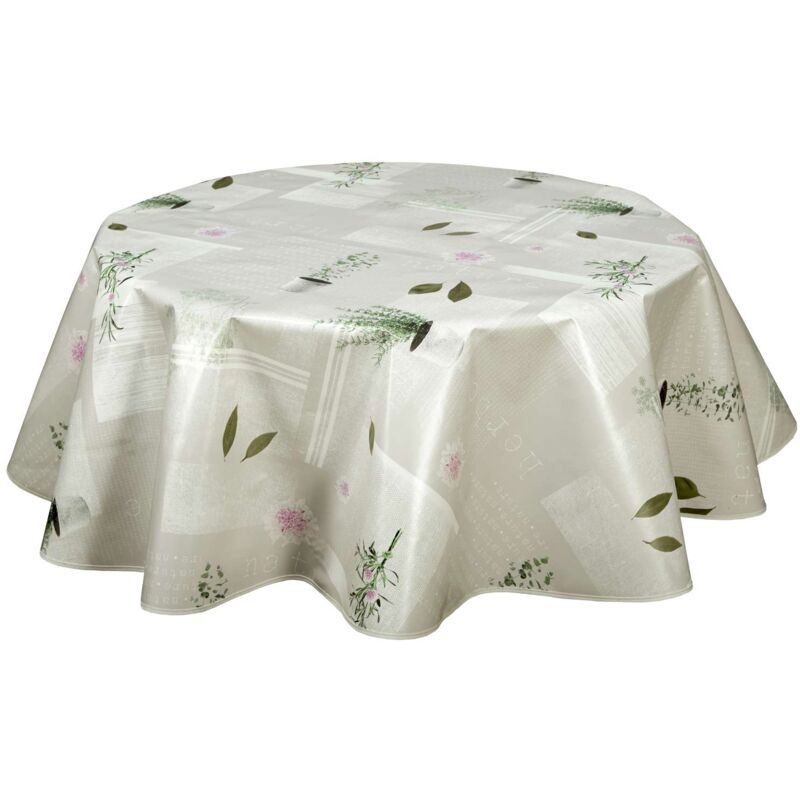 Nappe en toile cirée ronde Aromatic Nappe en toile cirée ronde Aromatic
