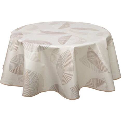 Nappe en toile cirée ronde Baleo
