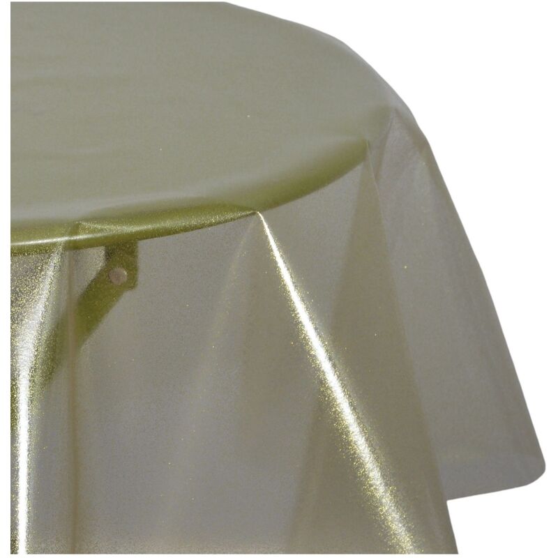 Nappe en toile cirée ronde CRISTAL Nappe en toile cirée ronde CRISTAL
