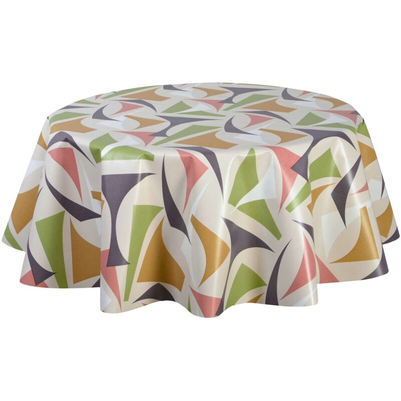 Nappe en toile cirée ronde Figu Nappe en toile cirée ronde Figu