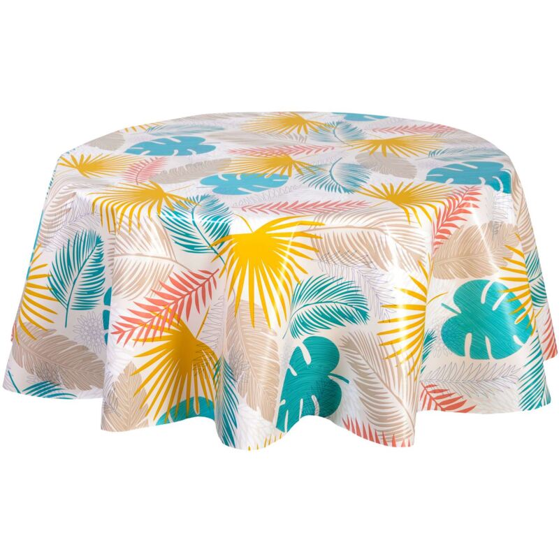 Nappe en toile cirée ronde Galie