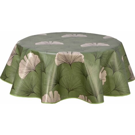 Nappe en toile cirée ronde grand format CHANTOU