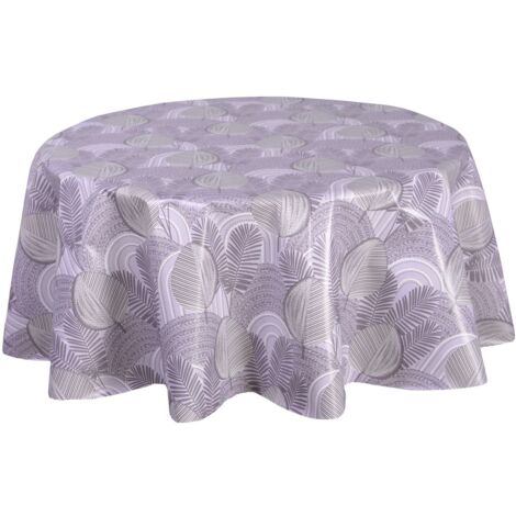 Nappe en toile cirée ronde grand format MOZE