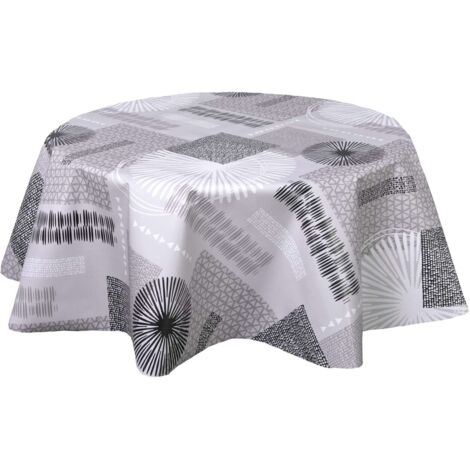 Nappe en toile cirée ronde grand format RUN