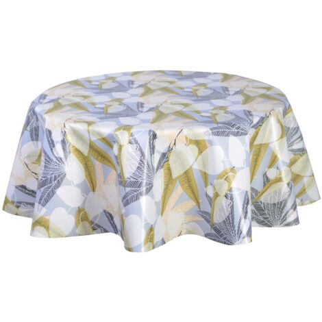 Nappe en toile cirée ronde grand format SAIS