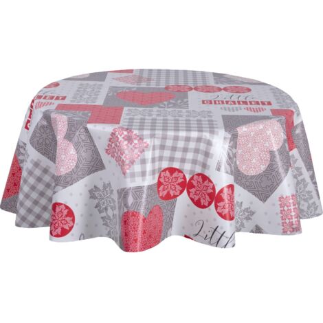 Nappe en toile cirée ronde HYTTE