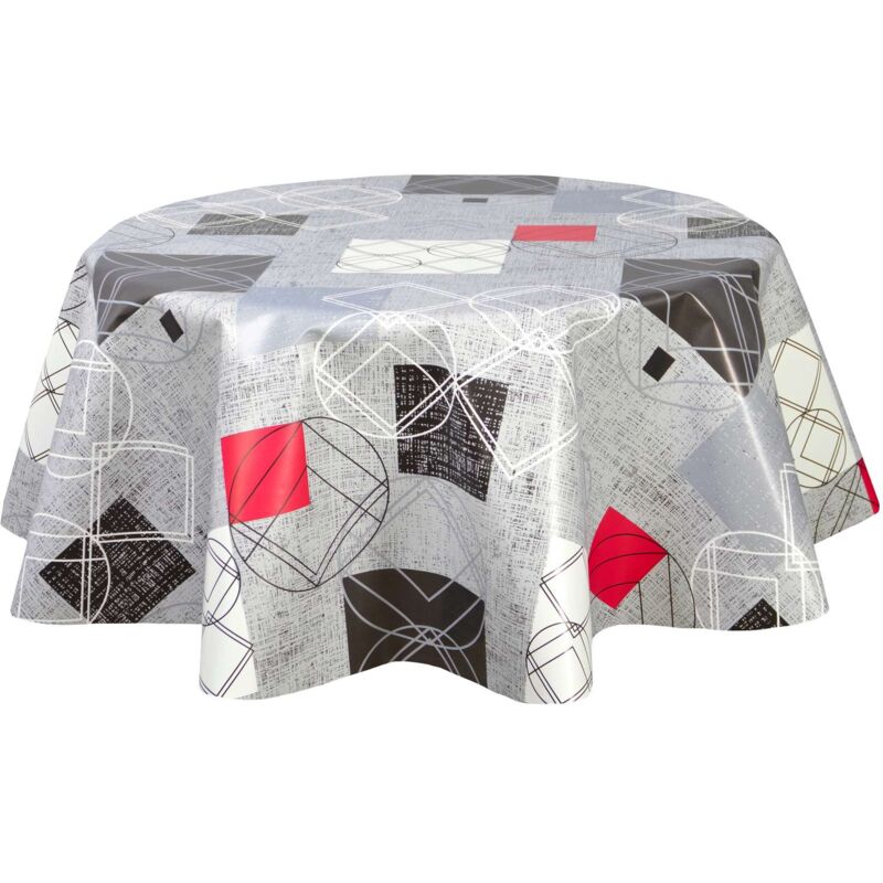 Nappe en toile cirée ronde Moma