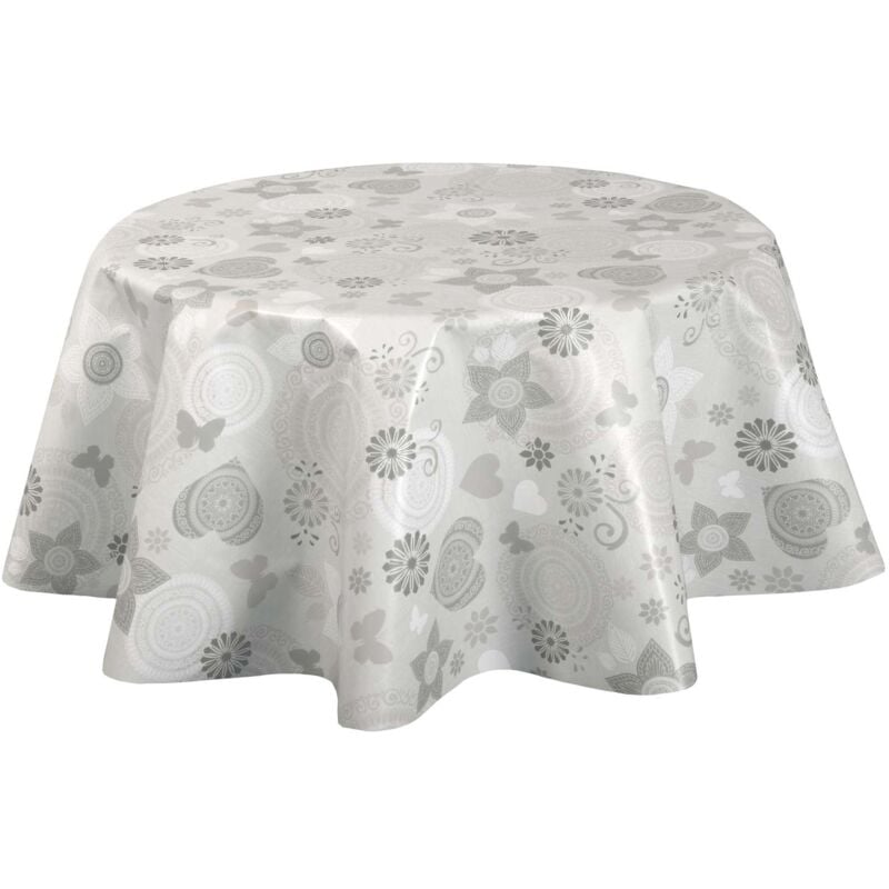 Nappe en toile cirée ronde Paco