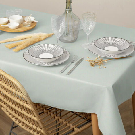 Nappe Enduit "End" 150x250cm Vert Céladon