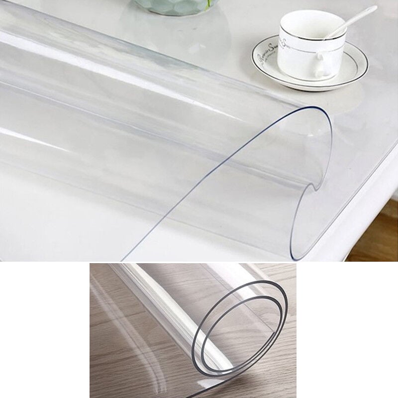 Comercial Candela - Nappe pvc Transparente Protecteur de Meubles 30 Microns Taille 140X140 cm