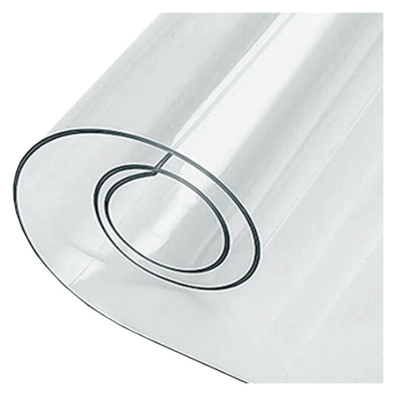 Comercial Candela - Nappe Transparente Epaisseur 60 Microns 100X250CM 100% pvc Caoutchouc
