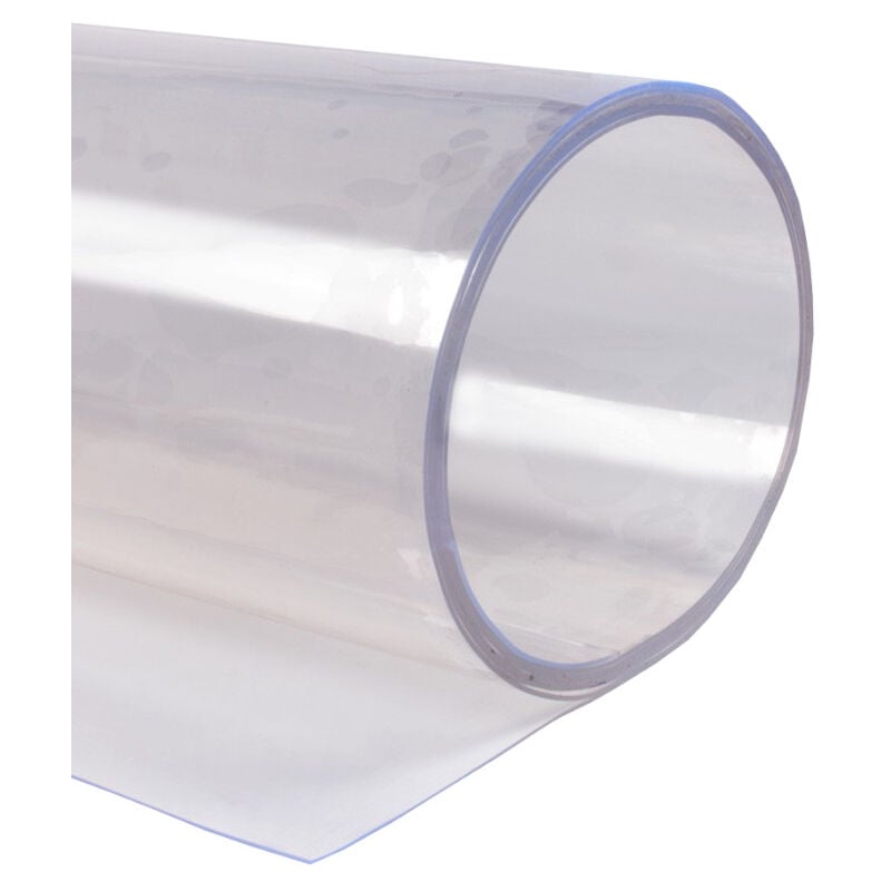 Nappe Transparente Epaisseur 15 Microns 100X250CM 100% PVC Caoutchouc