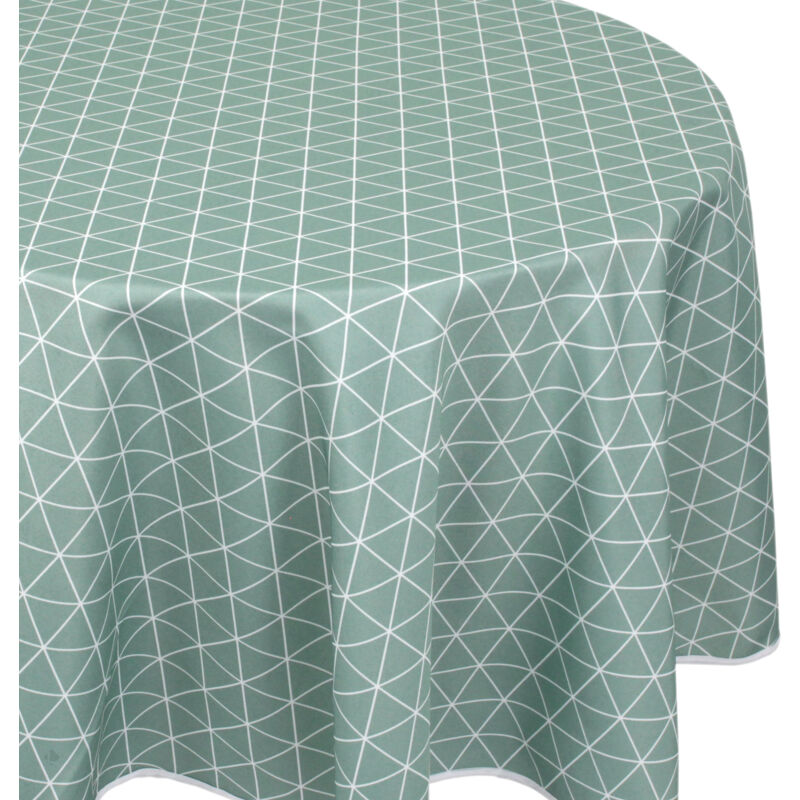 Nappe imprimée polyester PACO géométrique Ovale 180x240 cm